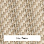 Estor screen enrollable de exterior Outdoor 5% apertura - muestra lino/arena