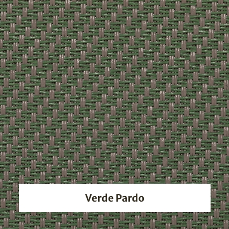 Estor screen enrollable de exterior Outdoor 5% apertura - muestra verde pardo