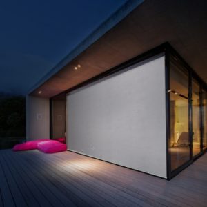 Estor enrollable screen para exterior Outdoor Lunar 0% de apertura