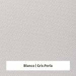 Estor enrollable screen para exterior Outdoor Lunar 0% de apertura - muestra color blanco/gris perla