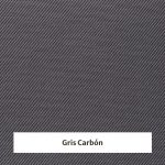 Estor enrollable screen para exterior Outdoor Solar 3% de apertura - muestra color blanco/gris carbón