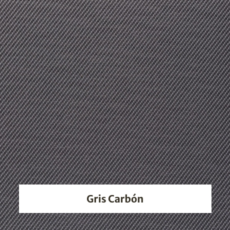 Estor enrollable screen para exterior Outdoor Solar 3% de apertura - muestra color blanco/gris carbón