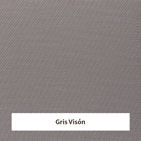 Estor enrollable screen para exterior Outdoor Solar 3% de apertura - muestra color gris visón